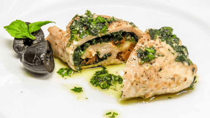 spinach turkey rolls on a protein diet